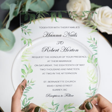 Acrylic Invitation